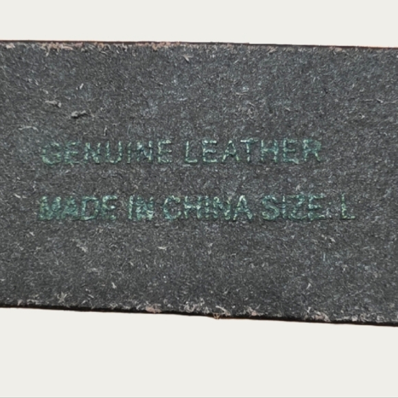 Vintage Glitz Pink Rhinestone Black Leather Belt Sz 35"-39" EUC - Picture 3 of 12